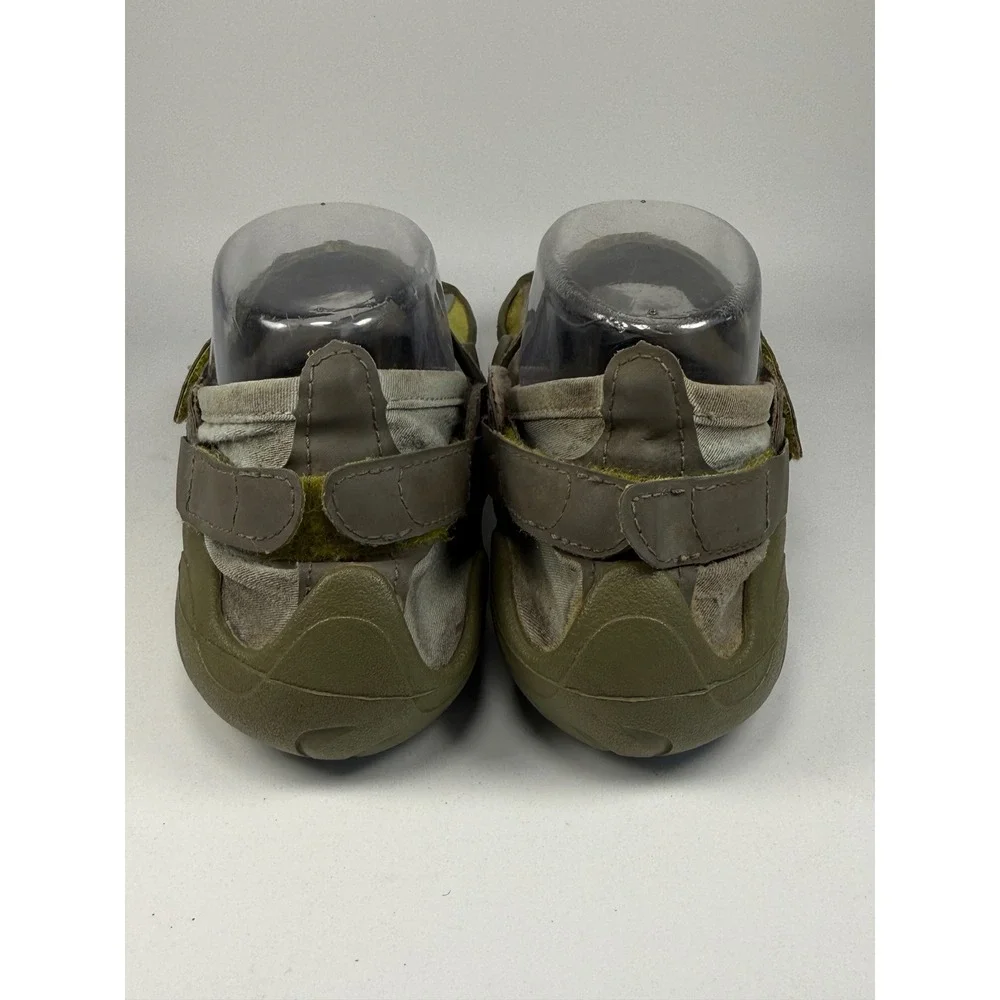 Vibram Womens 9.5-10 FiveFingers Jaya Mary Jane Olive Green Barefoot Toe Shoes